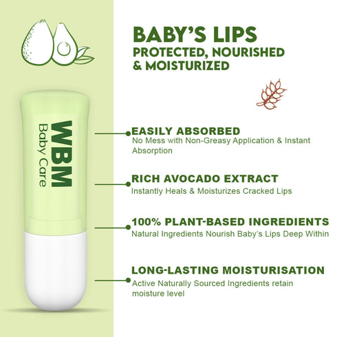 Baby Moisturizing Lip Balm | WBM BABY CARE